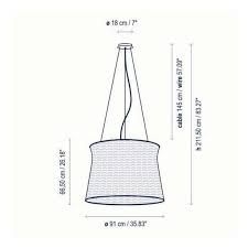 Syra 60 outdoor pendant