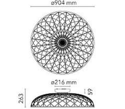 Skynest Blue Deckenleuchte