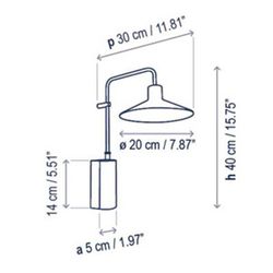Platet A/01 Buitenwandlamp