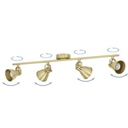 Seras Satin Gold 4-bulb lamp
