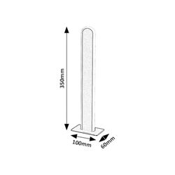 Sindri black led table lamp
