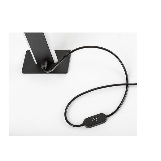 Sindri black led table lamp