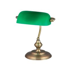 1Xe27 Bank Bronzen Tafellamp