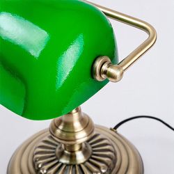 1Xe27 Bank Bronzen Tafellamp