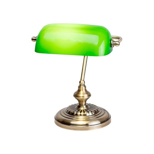 1Xe27 Bank Bronzen Tafellamp