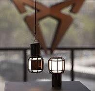 Luminária de Mesa LED Spark Preto com Bateria