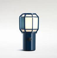 Blue Spark LED Battery Table Lamp