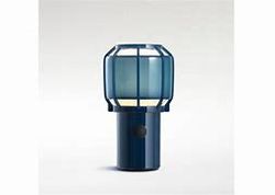 Blue Spark LED Battery Table Lamp