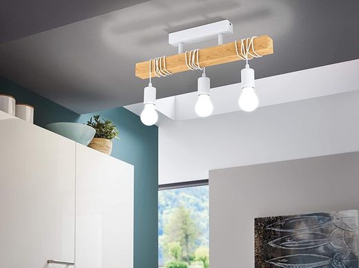 Townshend Vintage Deckenlampe aus Holz