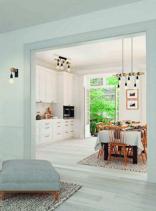 Townshend Vintage Deckenlampe aus Holz