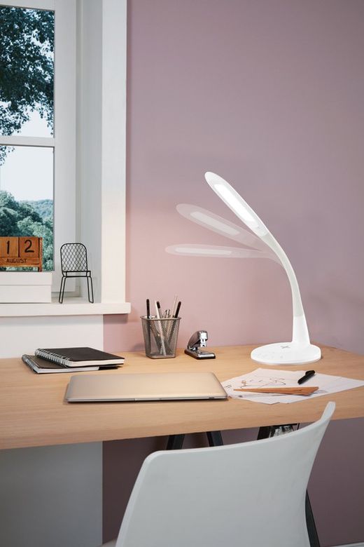 White Trunca Table Lamp