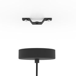 Venezuela goud-zwarte 1-lichts lamp