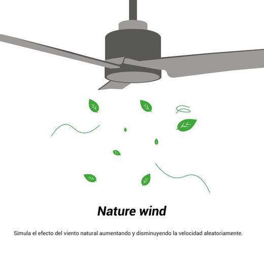 Deckenventilator White and Wood Balance: Kompakt, effizient und stilvoll.