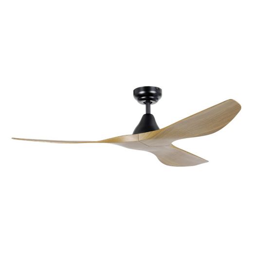 Mattschwarzer Deckenventilator PORTSEA