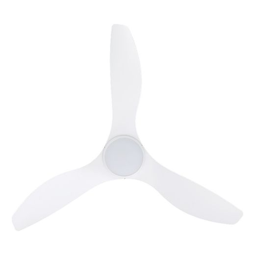 PORTSEA Mattweißer Deckenventilator und Licht