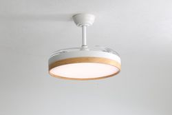 Ventilador Retractil plegable Brisia 40 blanco madera