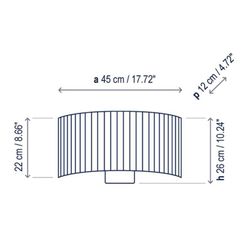 Wandlamp model Bover Wall Street
