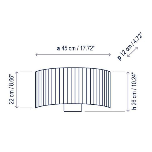 Wandlamp model Bover Wall Street