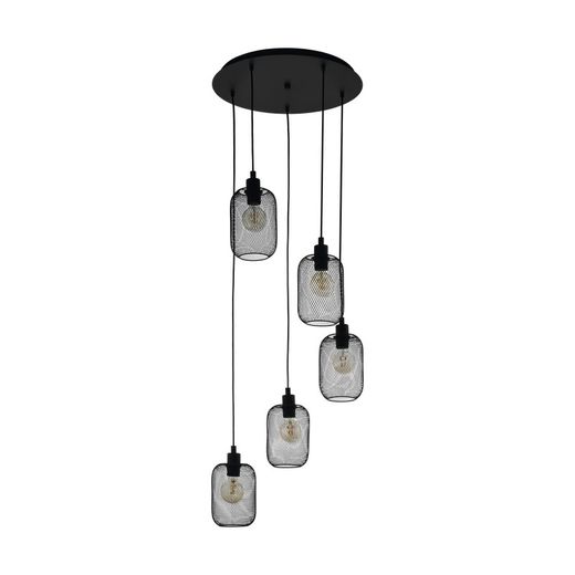 Lampe de salon de style vintage suspension Wrington